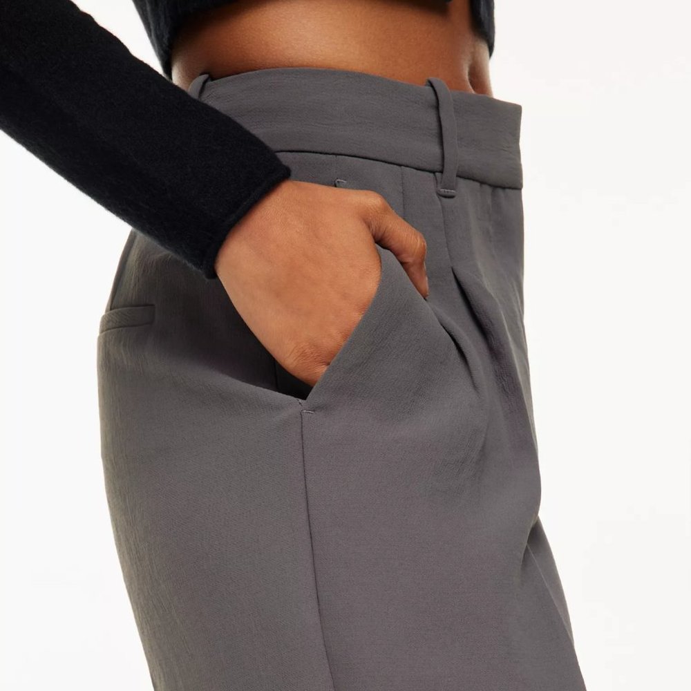 🚫SOLD🚫 ARITZIA WILFRED Effortless Pant in Peppercorn Grey - Picture 5 of 9